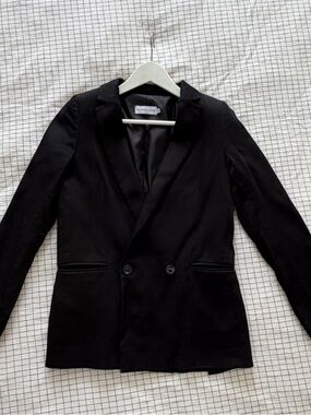 Sincerely Jules Black Double-Breasted Blazer